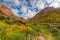 Carney Springs Trail is located in the remote area of the Superstition Mountain Wilderness.