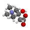 Carnitine food supplement molecule, chemical structure