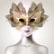 Carnival butterfly mask design