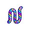 Carnival candy cane font