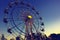 Carnival Ferris Wheel at night