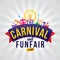 The carnival funfair