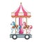 Carnival horses carousel icon