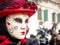 Carnival mask in Venice. The Carnival of Venice is a annual festival held in Venice, Italy. The festival is word famous for its el
