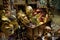 Carnival masks in store window, Venice, Italy. Famous Venetian festival is an annual costume celebration attracts many tourists