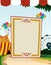 Carnival theme vertical blank board