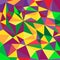 Carnival Triangle geometric multicolored Pattern Harlequin