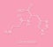 Carnosine molecule. Has antioxidant properties; commonly used in food supplements. Skeletal formula.