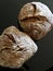 Carob flour bread
