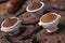 Carob flour still life