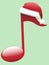 Carol Musical Note for Holiday Christmas Music