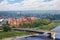 Carolabrucke bridge and Dresden panorama