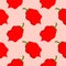 carolina reaper hottest chili pepper seamless pattern. can use for mascot, perfect for logo, web, print illustration, culinary,