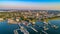 Carolina Yacht Club Aerial in Charleston, South Carolina, USA