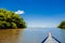 Caroni River mouth boat ride open sea through mangroves