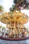 Carousel in the amusement Park. Nice Azure Coast France September 2017