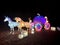 Carousel Christmas decoration lights