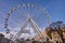 Carousel `Ferris wheel` at the Christmas marke