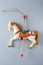 Carousel Horse.Ornament of Christmas tree.