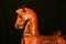 Carousel horse, realistic wooden horse,rocking horse