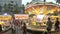 Carousel For Small Kids On Street Fair