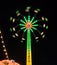 Carousel Star Flyer in the night