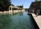 Carp fish swim in Balikli Gol at Sanliurfa in Turkey.