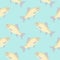 carp seamless pattern. gold fish seamless pattern vector illustration