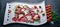 Carpaccio with meat and vegetables.