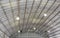 Carpark metal roof structure, steel industrial building