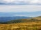 carpathian countryside with grassy meadows