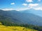 carpathian countryside in summer