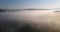 Carpathian Mountains, Densely Covered With Forests. Fog