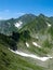 Carpathian Mountains, Fagaras ridge top of Romania