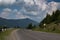 Carpathian Mountains road
