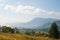 Carpathian village at the foot of Goverla mountain