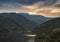 Carpathians mountains and Siriu Dam