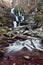 Carpathians waterfall