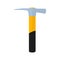 Carpenter hammer tool icon. Vector stock image