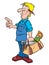 Carpenter or Handyman illustration