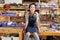 Carpenter sitting on workbench