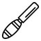 Carpentry chisel icon, outline style