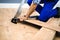 Carpentry Equipment Tool For Laying New Hardwood Floor