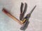 carpentry tools, including: hammers, screwdrivers and others