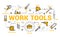 Carpentry and woodwork tools, DIY toolkit