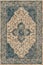 Carpet bathmat and Rug Boho Style ethnic design pattern with distressed texture and effect