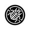 carpet beetle treatment glyph icon vector illustration
