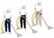 Carpet Cleaning Tech Clip Art Set 4