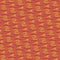 Carpet orange background and pattern