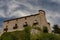 Carpinone, Molise, Isernia. The  medieval castle.